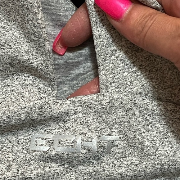 Women's Echt Wild Sports Bra Grey Size L - Picture 9 of 9